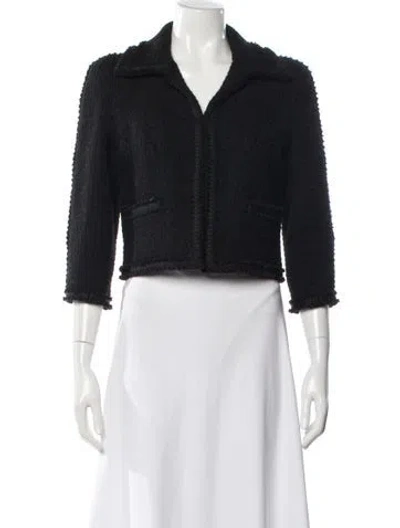 Pre-owned Chanel Vintage 2009 Evening Jacket In Black
