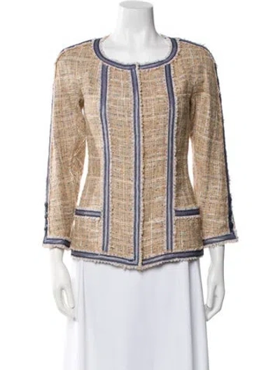 Pre-owned Chanel Vintage 2009 Evening Jacket In Neutral