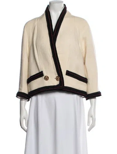 Pre-owned Chanel Vintage 2009 Jacket In Neutrals
