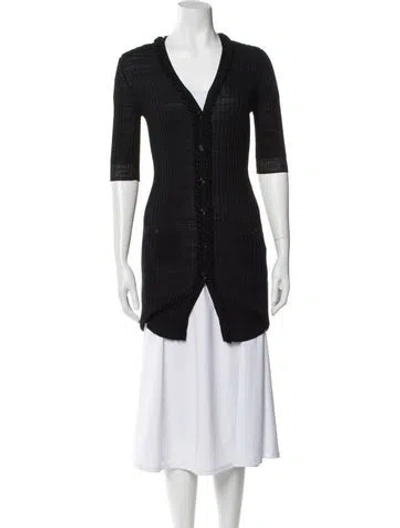 Pre-owned Chanel Vintage 2009 Sweater In Black