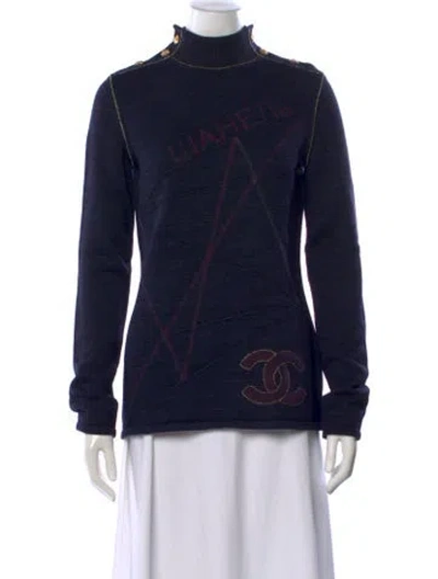 Pre-owned Chanel Vintage 2009 Sweater In Black