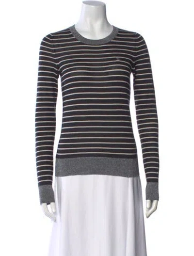 Pre-owned Chanel Vintage 2009 Sweater In Black/metallic