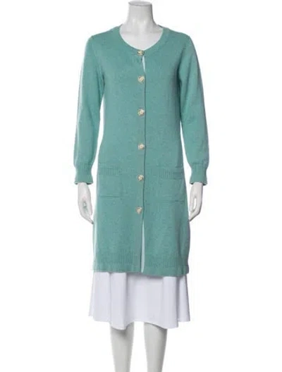Pre-owned Chanel Vintage 2009 Sweater In Green