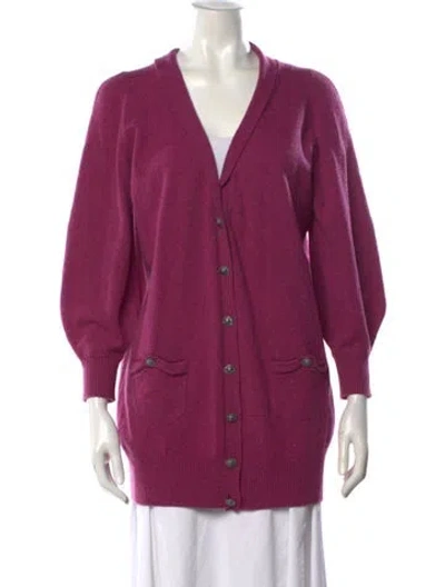 Pre-owned Chanel Vintage 2009 Sweater In Purple
