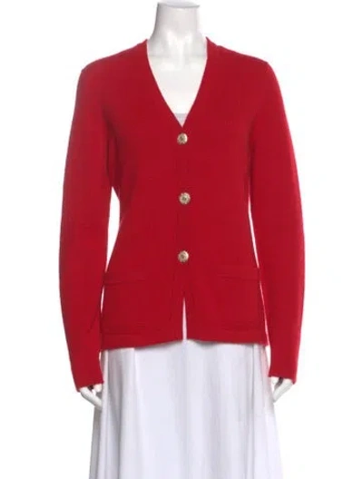 Pre-owned Chanel Vintage 2009 Sweater In Red