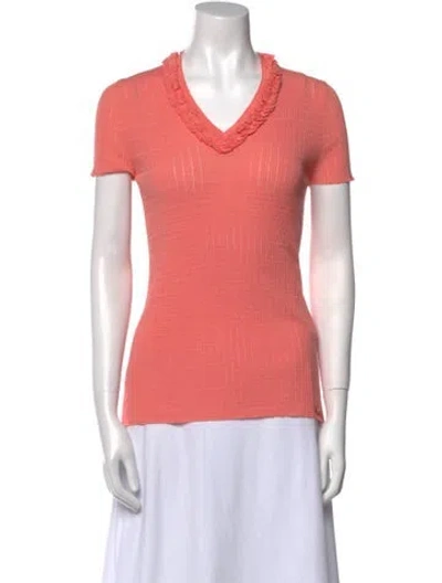 Pre-owned Chanel Vintage 2009 T-shirt In Orange