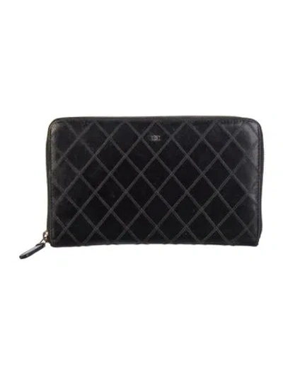 Pre-owned Chanel Vintage 2009-2010 Wallet In Black
