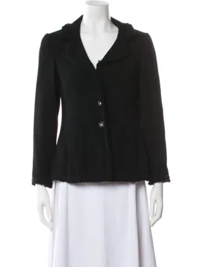 Pre-owned Chanel Vintage 2010 Blazer In Black