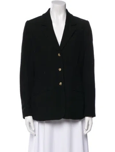 Pre-owned Chanel Vintage 2010 Blazer In Black