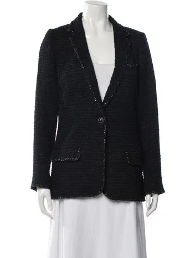 Pre-owned Chanel Vintage 2010 Blazer In Black