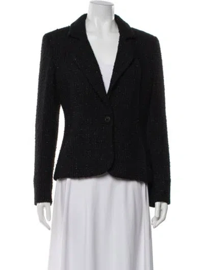 Pre-owned Chanel Vintage 2010 Blazer In Black
