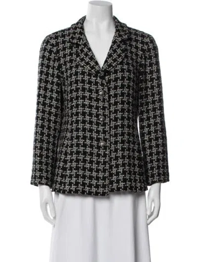 Pre-owned Chanel Vintage 2010 Blazer In Black