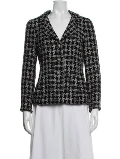 Pre-owned Chanel Vintage 2010 Blazer In Black
