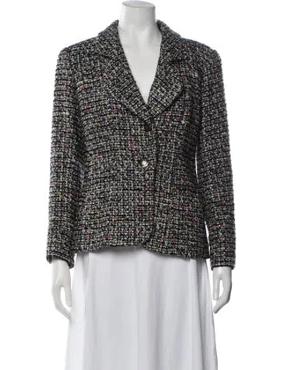 Pre-owned Chanel Vintage 2010 Blazer In Black