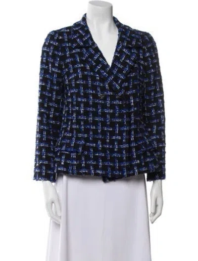 Pre-owned Chanel Vintage 2010 Blazer In Blue