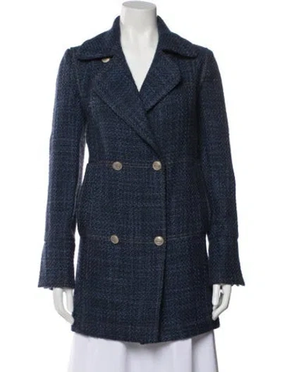 Pre-owned Chanel Vintage 2010 Blazer In Blue