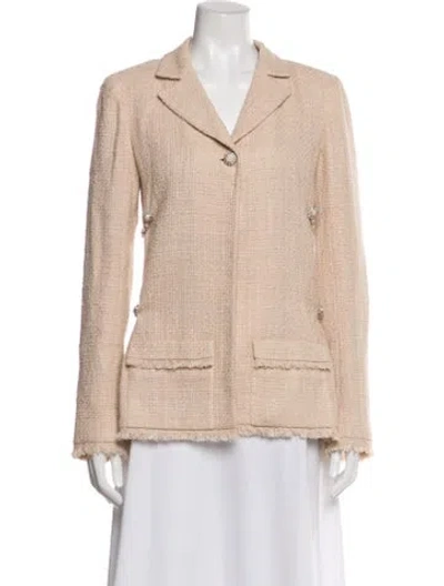 Pre-owned Chanel Vintage 2010 Blazer In Neutral