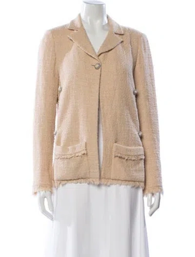 Pre-owned Chanel Vintage 2010 Blazer In Neutral
