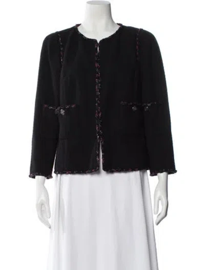 Pre-owned Chanel Vintage 2010 Evening Jacket In Black