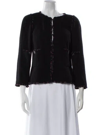 Pre-owned Chanel Vintage 2010 Evening Jacket In Black