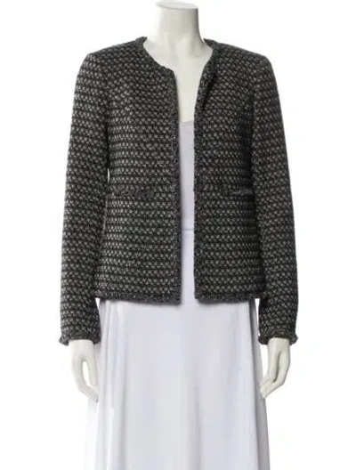 Pre-owned Chanel Vintage 2010 Evening Jacket In Gray