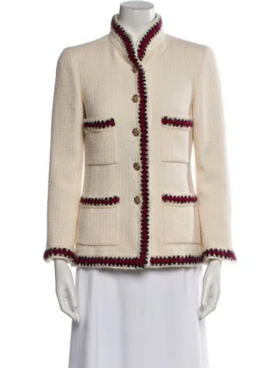 Pre-owned Chanel Vintage 2010 Evening Jacket In Neutral