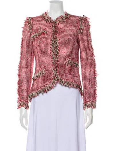 Pre-owned Chanel Vintage 2010 Evening Jacket W/ Tags In Red