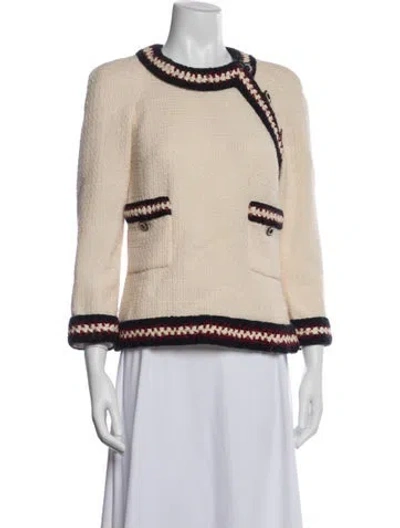 Pre-owned Chanel Vintage 2010 Jacket In Neutrals