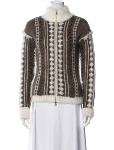 Pre-owned Chanel Vintage 2010 Jacket In Neutrals