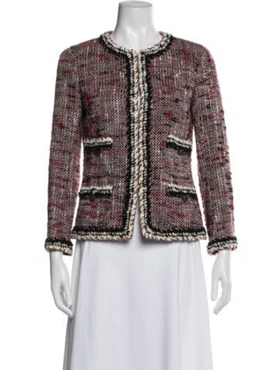 Pre-owned Chanel Vintage 2010 Jacket In Red
