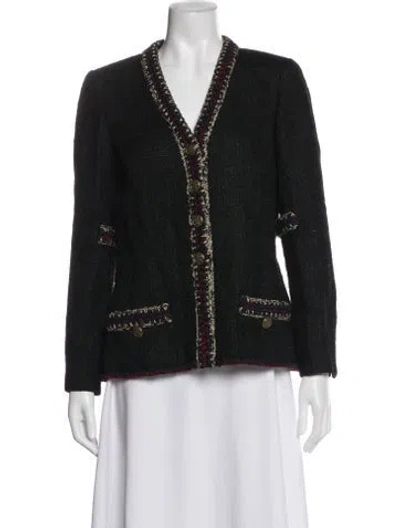 Pre-owned Chanel Vintage 2010 Jacket W/ Tags In Black
