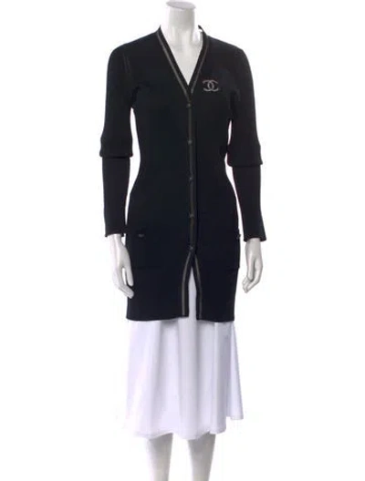 Pre-owned Chanel Vintage 2010 Sweater In Black