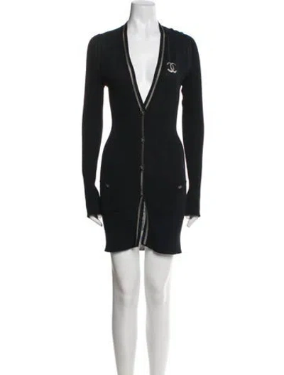 Pre-owned Chanel Vintage 2010 Sweater In Black