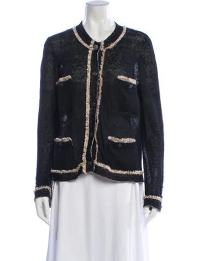 Pre-owned Chanel Vintage 2010 Sweater In Black
