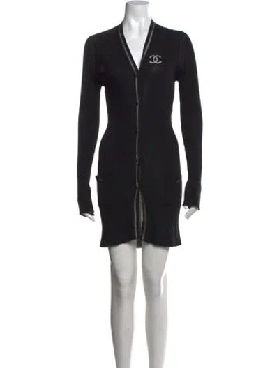Pre-owned Chanel Vintage 2010 Sweater In Black