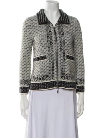 Pre-owned Chanel Vintage 2010 Sweater In Gray