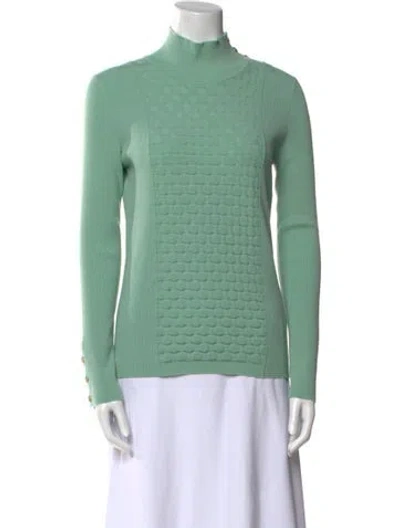 Pre-owned Chanel Vintage 2010 Sweater In Green