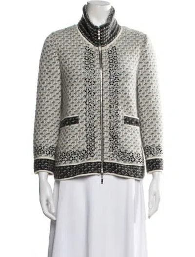 Pre-owned Chanel Vintage 2010 Sweater In Grey