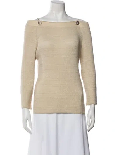 Pre-owned Chanel Vintage 2010 Sweater In Neutral
