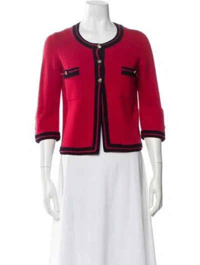 Pre-owned Chanel Vintage 2010 Sweater In Red