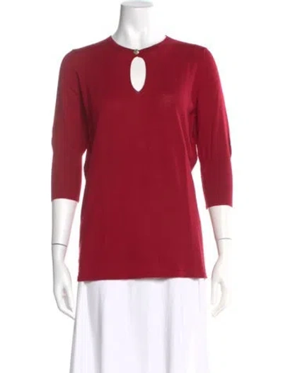 Pre-owned Chanel Vintage 2010 Sweater In Red