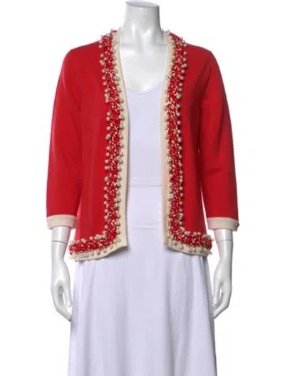 Pre-owned Chanel Vintage 2010 Sweater In Red