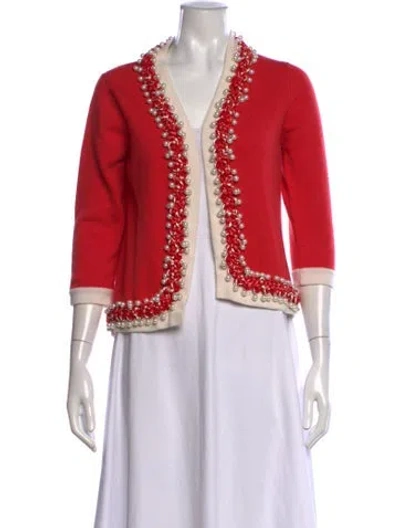 Pre-owned Chanel Vintage 2010 Sweater In Red
