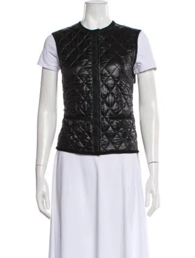 Pre-owned Chanel Vintage 2010 Vest In Black