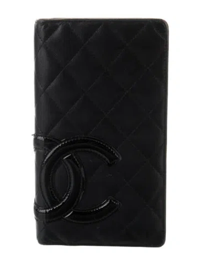 Pre-owned Chanel Vintage 2010-2011 Wallet In Black