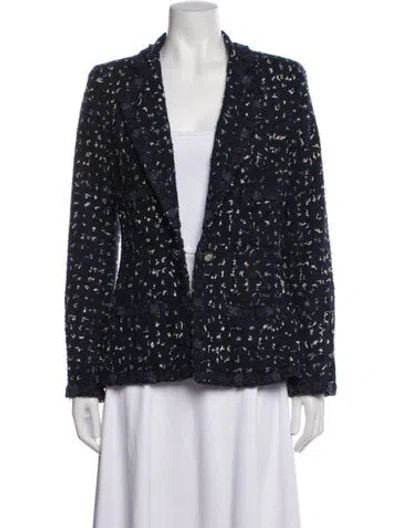 Pre-owned Chanel Vintage 2011 Blazer In Blue