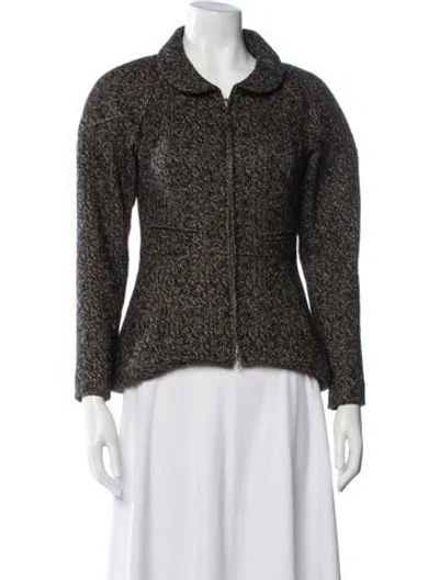Pre-owned Chanel Vintage 2011 Blazer In Brown