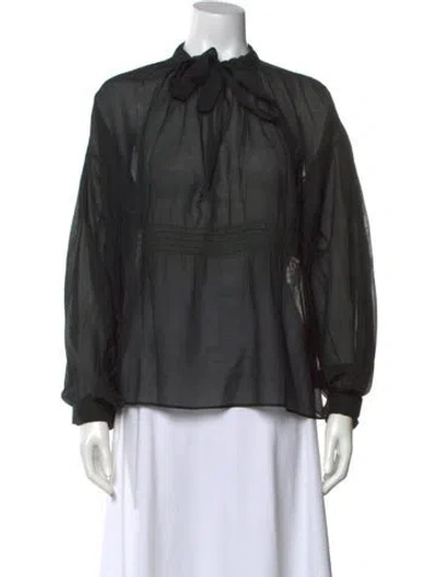 Pre-owned Chanel Vintage 2011 Blouse In Black