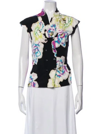 Pre-owned Chanel Vintage 2011 Blouse In Black