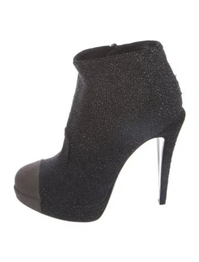 Pre-owned Chanel Vintage 2011 Boots In Black